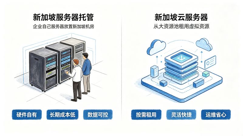 新加坡服务器托管指南:适合哪些出海企业?和云服务器怎么选? 新加坡服务器托管指南:适合哪些出海企业?和云服务器怎么选?
