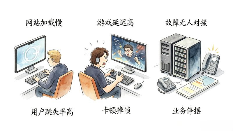欧美网站慢、游戏延迟高?你的海外数据中心可能选错了! 欧美网站慢、游戏延迟高?你的海外数据中心可能选错了!