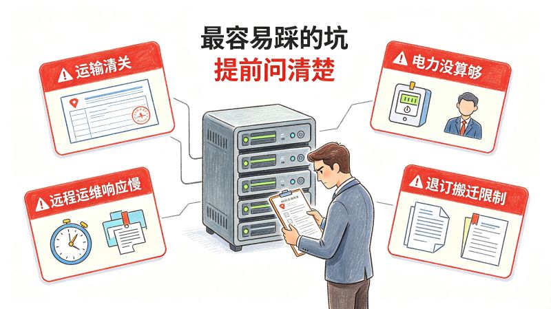 服务器托管到境外?先看清流程和这几个坑 服务器托管到境外?先看清流程和这几个坑