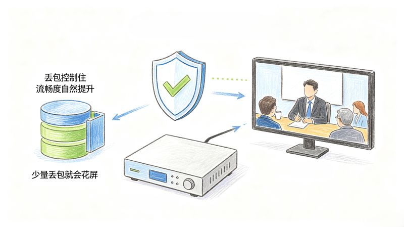 视频会议总卡顿？别着急换设备，问题可能出在网络