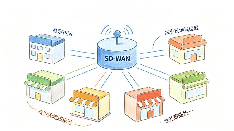 连锁门店越来越多,企业组网应该怎么做? 连锁门店越来越多,企业组网应该怎么做?