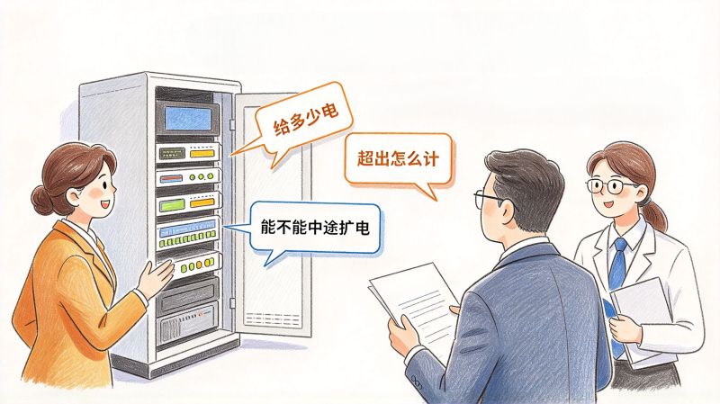 租机柜之前，先把电力这本账算明白